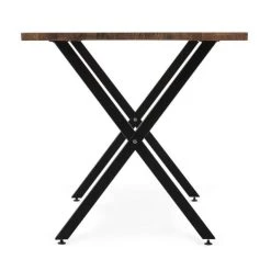 Sortie ???? Table Piedxeco 140x80cm Noir-bois Vieilli ⌛ -Buffets Shop table piedxeco 140x80cm noir bois vieilli 04