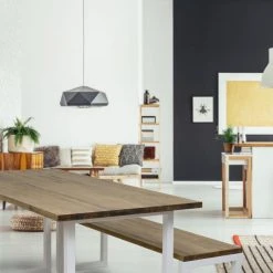 Bon marché ???? Table Salle A Manger ICub Strong ECO 80x140x75 Cm Blanc Effect-Vintage ???? -Buffets Shop table salle a manger icub strong eco 80x140x75 cm blanc effect vintage 4