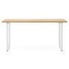 Meilleure vente ⭐ Table Salle A Manger ICub Strong ECO 80x180x75 Cm Blanc – Naturel ????