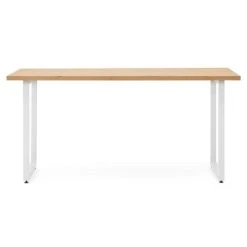 Offres ???? Table Salle A Manger ICub Strong ECO 80x200x75 Cm Blanc Effect-Vintage ????