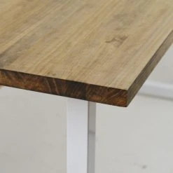 Offres ???? Table Salle A Manger ICub Strong ECO 80x200x75 Cm Blanc – Naturel ???? -Buffets Shop table salle a manger icub strong eco 80x200x75 cm blanc naturel 5