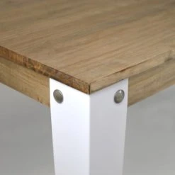 Top 10 ???? Table Salle à Manger Lunds 140x80x75cm Métal Blanc-vieilli ???? -Buffets Shop table salle a manger lunds 140x80x75cm metal blanc vieilli 03