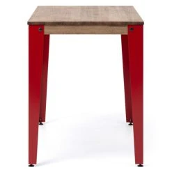 Page de garde -Buffets Shop table salle a manger lunds 160x80x75cm rouge vieilli 03