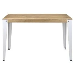 Meilleure affaire ???? Table Salle à Manger Lunds 180x80x75cm Blanc-Vieilli ???? -Buffets Shop table salle a manger lunds 180x80x75cm blanc vieilli 02
