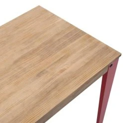 Budget ???? Table Salle à Manger Lunds 180x90x75cm Rouge-Vieilli ???? -Buffets Shop table salle a manger lunds 180x90x75cm rouge vieilli 06