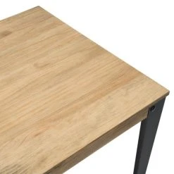 Meilleure vente ???? Table Salle à Manger Lunds 59x59x75 Anthracite-Vieilli Style Industriel ???? -Buffets Shop table salle a manger lunds 59x59x75 anthracite vieilli style industriel 03