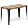 Meilleur prix ⭐ Table Salle à Manger Lunds 60x110x75 Noir-Vieilli. ????