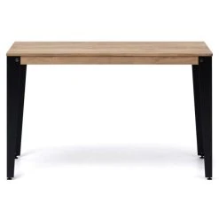 Meilleur prix ⭐ Table Salle à Manger Lunds 60x110x75 Noir-Vieilli. ???? -Buffets Shop table salle a manger lunds 60x110x75 noir vieilli 02