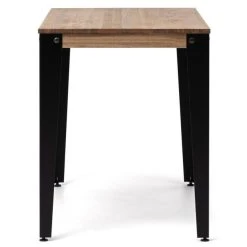 Meilleur prix ⭐ Table Salle à Manger Lunds 60x110x75 Noir-Vieilli. ???? -Buffets Shop table salle a manger lunds 60x110x75 noir vieilli 03