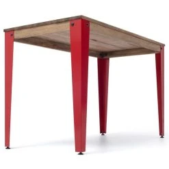 Remise ???? Table Salle à Manger Lunds 60x110x75 Rouge-Vieilli. ⌛ -Buffets Shop table salle a manger lunds 60x110x75 rouge vieilli 04